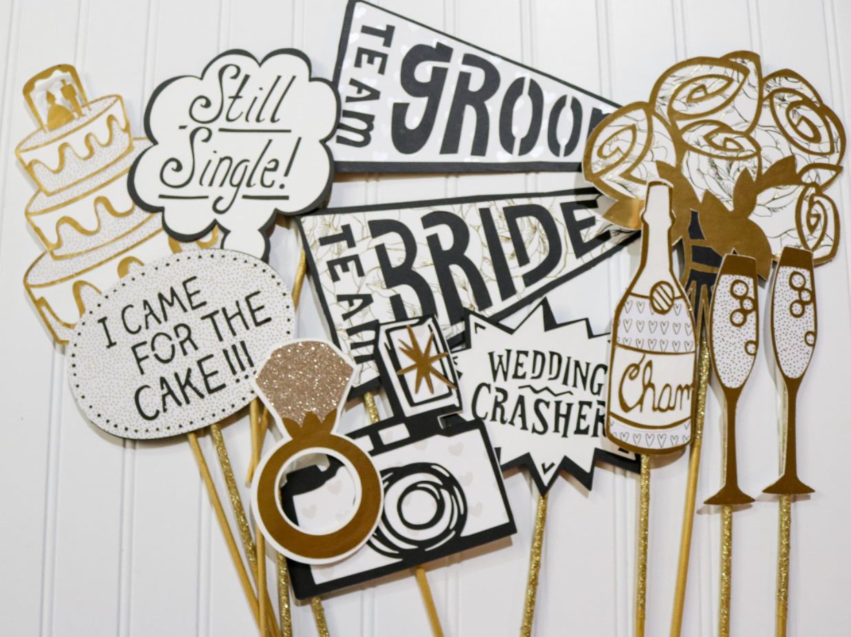 Wizard Photo Booth Props - Stick Props Party Printable Wedding DIY Magic  Theme Pap…