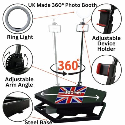 360 Photo Booth Selfie 360 Video Booth 360 Platform Automatic 360 Spinner  360 Motorized SpinCamera